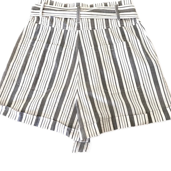 La Vie Rebecca Taylor Corded Striped Shorts - Picture 5 of 11